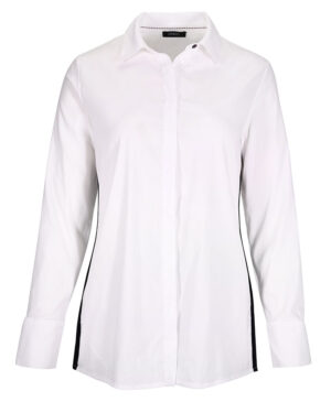 Dámska biela košeľa s dlhým rukávom