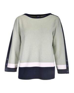 Dámsky viskózový pulóver matcha