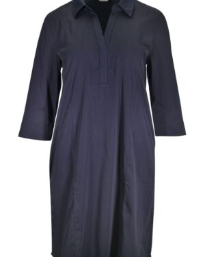 Tmavomodrá bavlnená tunika