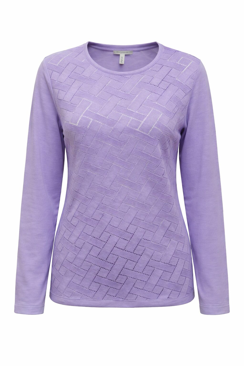 dámsky fialový pulóver so vzorom ria móda nitra