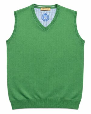 Pánska pletená vesta zelená